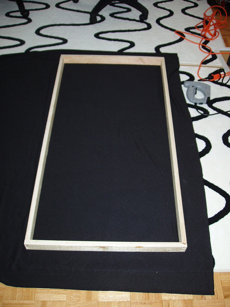 fabric and frame